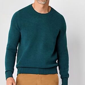 REDUCED TODAY 🎉St. John's Bay Men's Deep Teal Crewneck Sweater